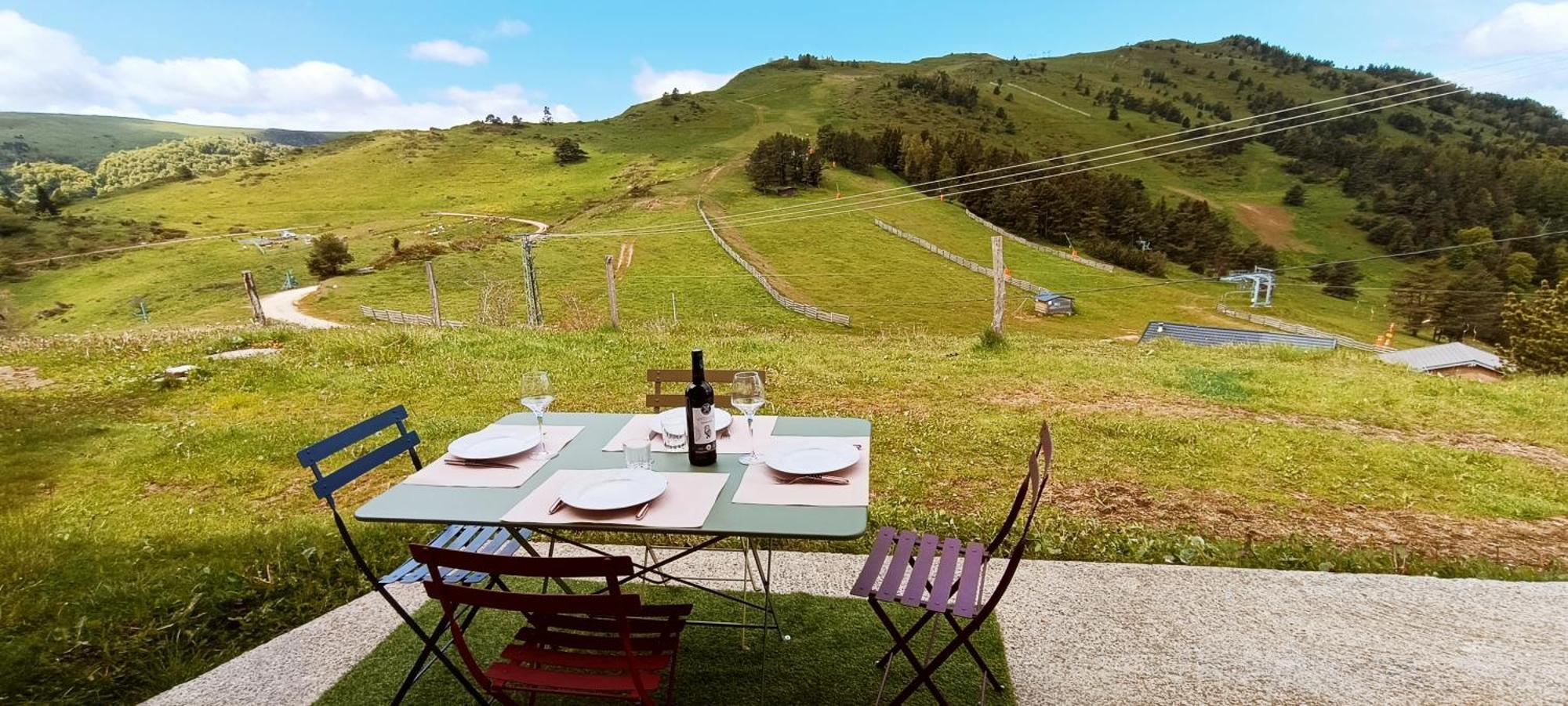 Gite Avec Vue Exceptionnelle Sur Les Montagnes Camurac Eksteriør billede
